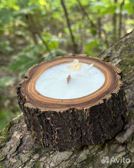 Свеча в дереве