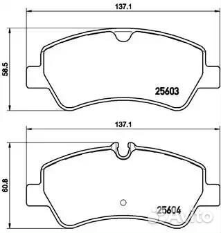 Колодки тормозные дисковые зад