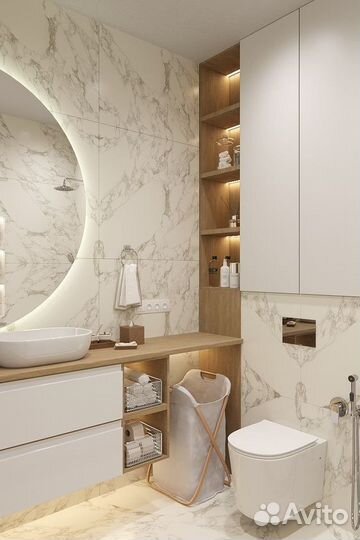 Мебедь для ванной комнаты на заказ