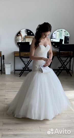 Свадебное платье 42-44 русалка