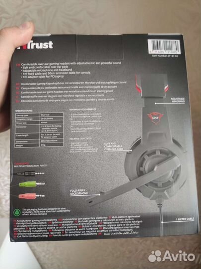 Игровая гарнитура Тrust gxт 310