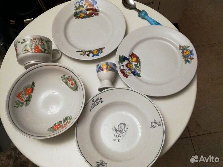 Посуда СССР для детей