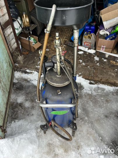 Установка для слива масла