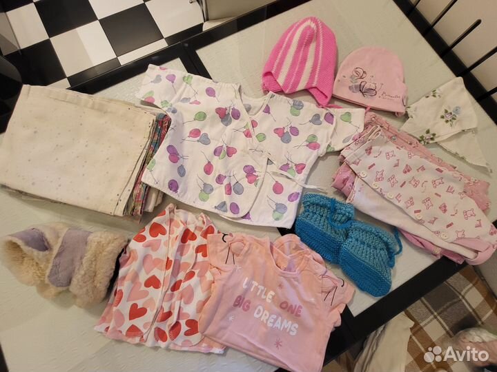 Вещи пакетом на малышку 0-6