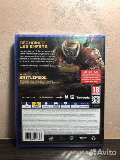 Игры PS4: Doom eternal (новый)