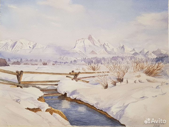 Акварельные картины