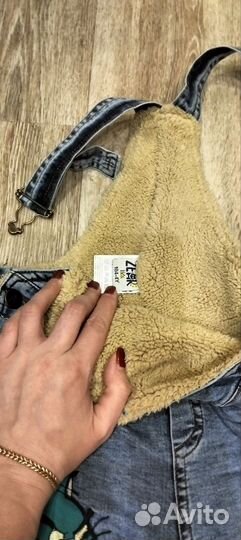 Джинсовый комбинезон детский