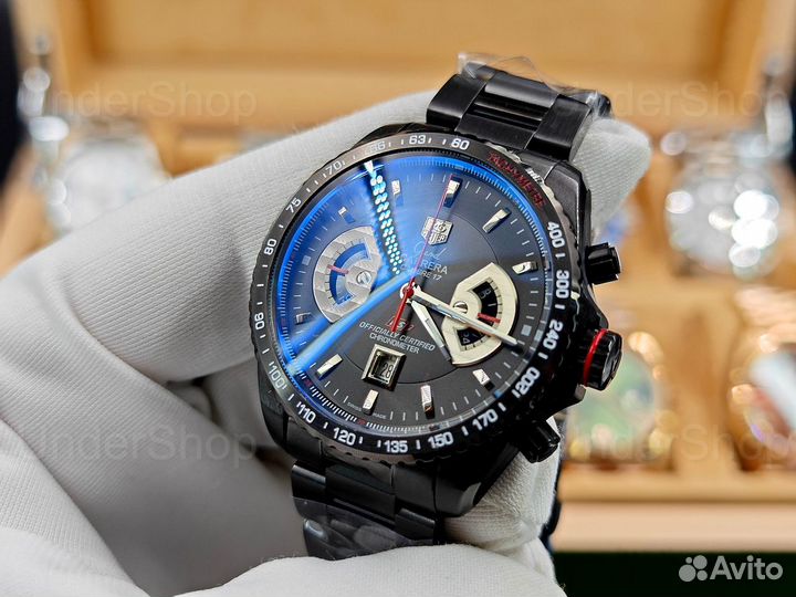 TAG Heuer Carrera Black Мужские часы с хронографом
