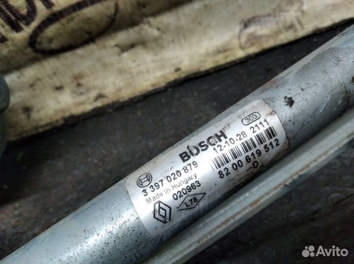 Трапеция дворников Renault Duster F4RA400 2012