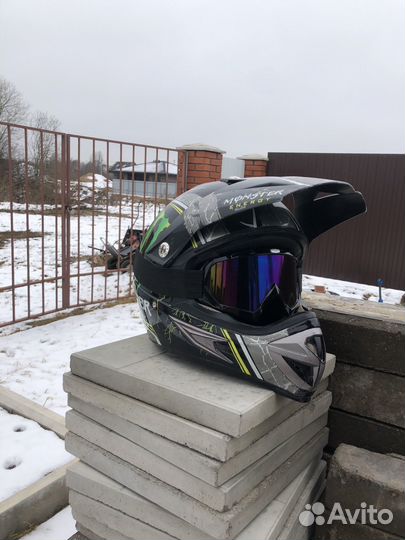 Шлем для мотокросса обмен на велофуллфейс