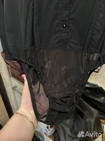 Блузка боди р46/48 (Турция) шелк