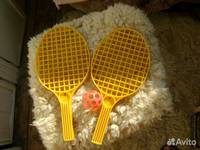 Резиновая скакалка 70-х годов, ракетки