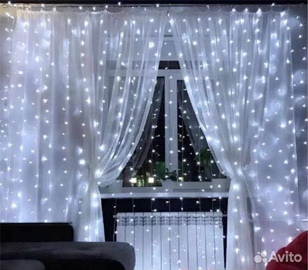 Гирлянда штора