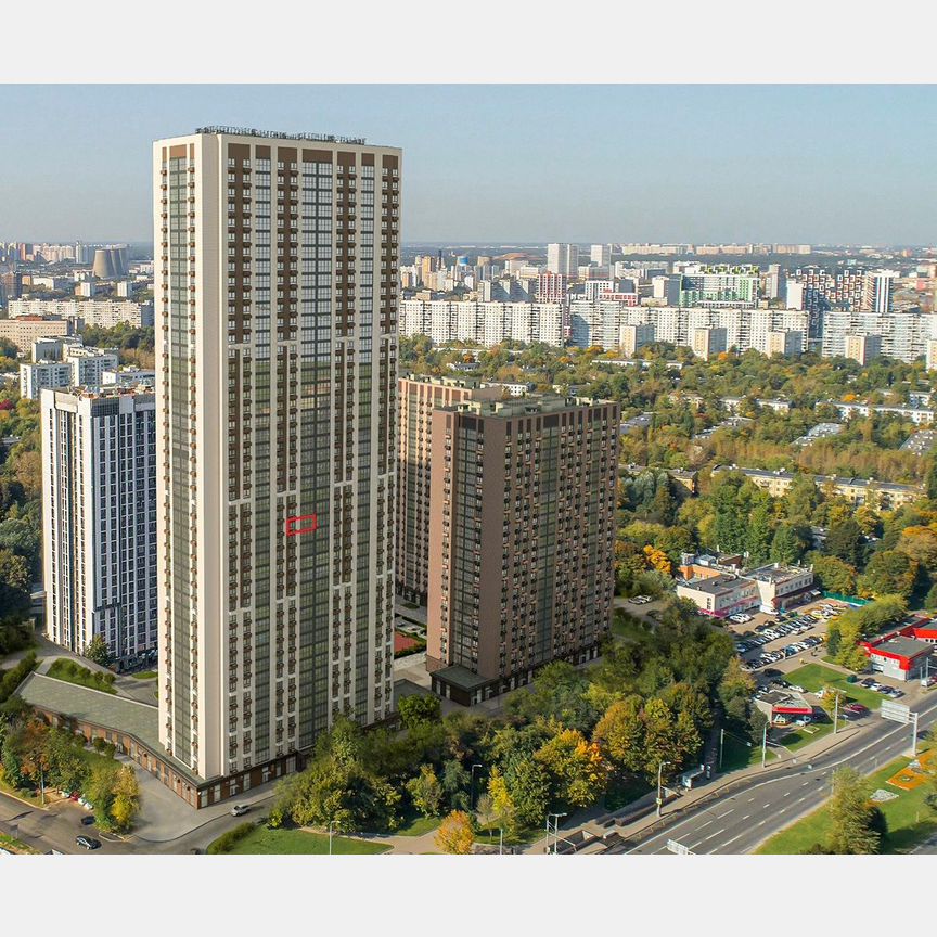 1-к. квартира, 45,6 м², 19/45 эт.
