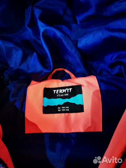 Пуховик зимний для девочки 134-140