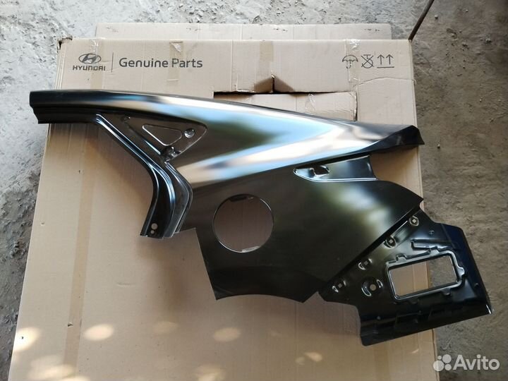 Крыло заднее левое хундай солярис