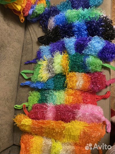 Мочалки ручной вязки