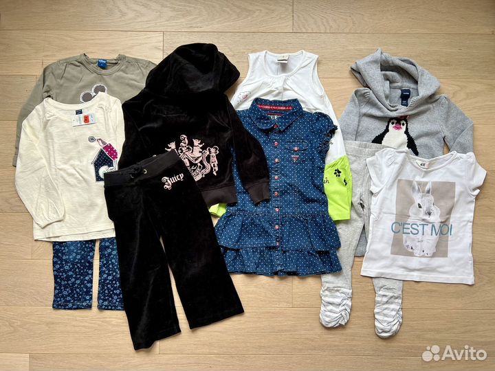 Брендовые вещи пакетом на девочку 3 года