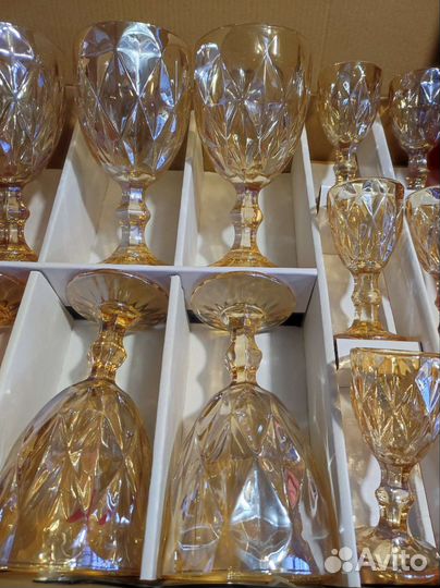Фужеры с рюмками