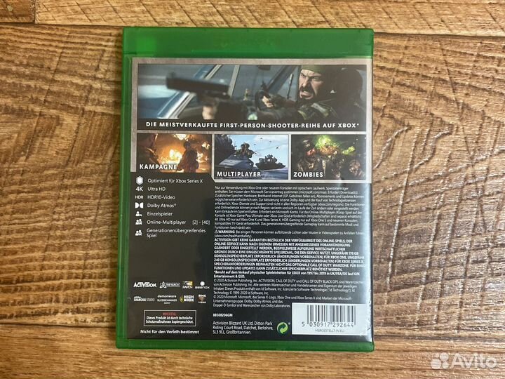 Call of duty black ops cold war xbox