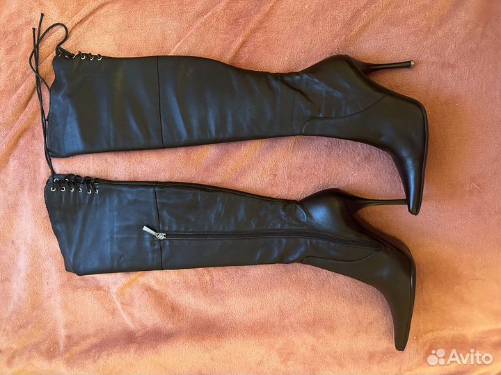 Сапоги женские натуральная кожа 35-36 размер