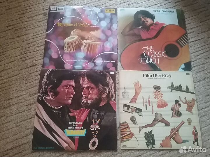 Виниловые пластинки Индия 5шт