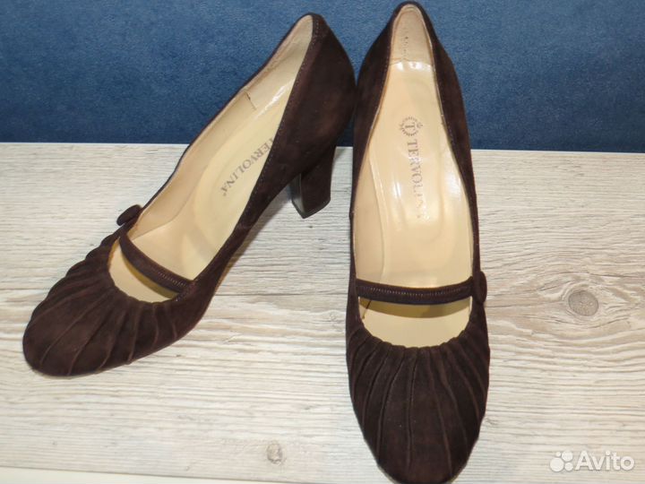 Туфли женские из замши р 39