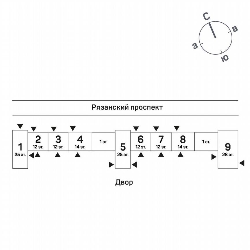 1-к. квартира, 34,1 м², 20/28 эт.