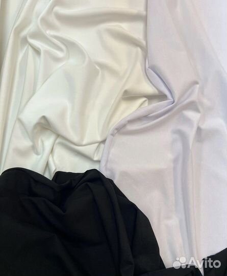 Кулирка с лайкрой черная