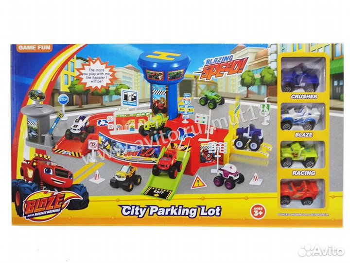 Вспыш Городская парковка и 4 машинки