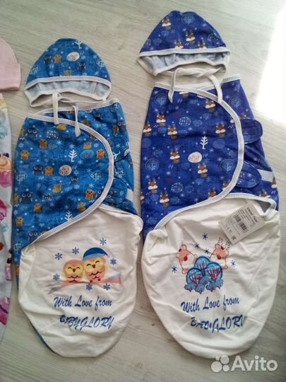 Пелёнка кокон для новорожденных