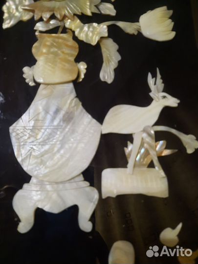 Настенное панно с перламутром, Китай