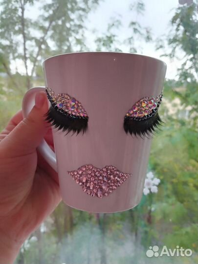 Кружка с ресничками