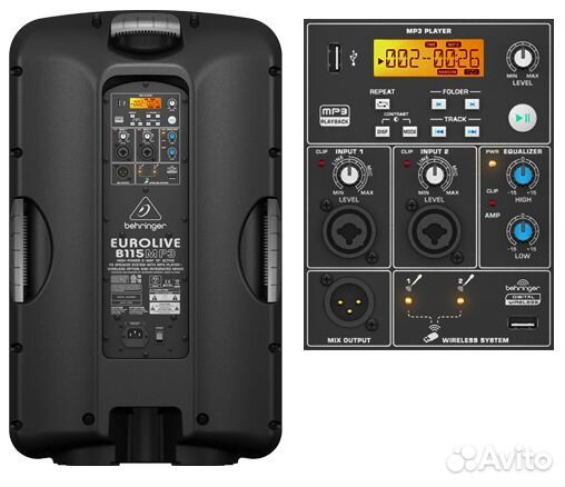 Акустическая система Behringer B115MP3