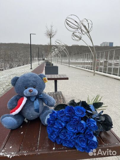 Плюшевый мишка с сердцем