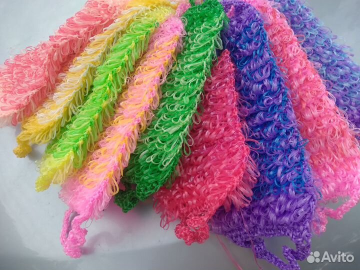 Мочалка ручная вязка крючком