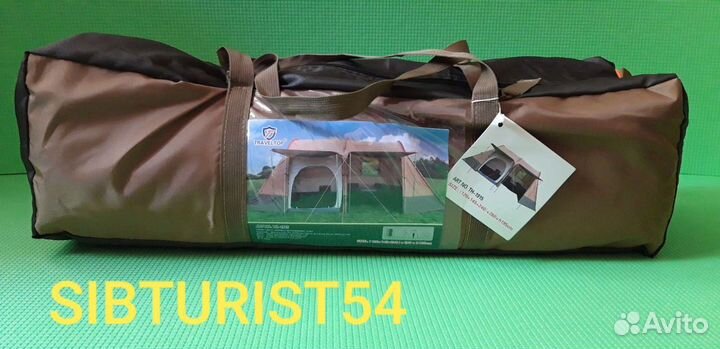 Палатка люкс 4-х местная с кухней высотой 195см