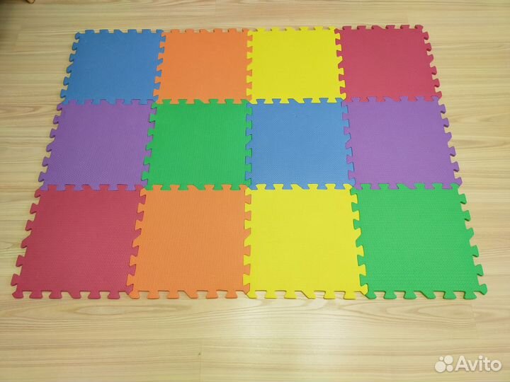 Детский мягкий коврик Эва 92*122 см