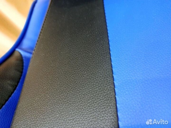 Компьютерное кресло черный и синий Emperor camp до