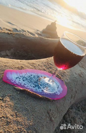 Сервировочная доска, подставка. Папайя