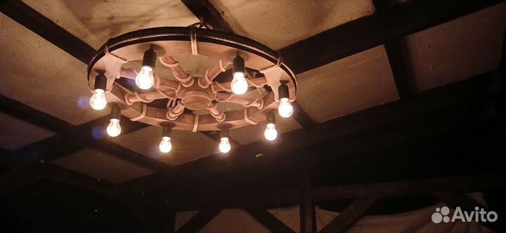Люстра потолочная, люстра колесо