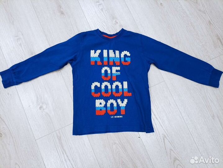 Вещи пакетом на мальчика p. 110/116 бу