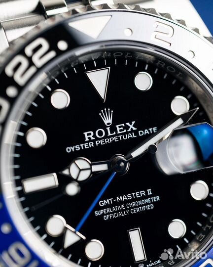 Часы Rolex gmt master Batman оригинал clean