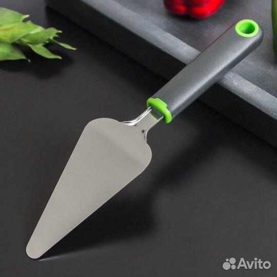 Лопатка кухонная Доляна Lime, 276 см, цвет чёрно-з