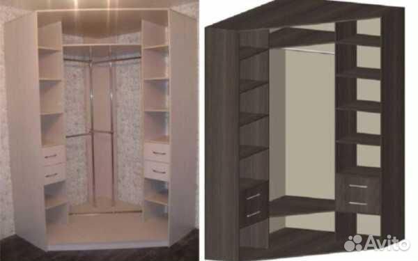 Радиусные шкафы купе с фабрики-напрямую