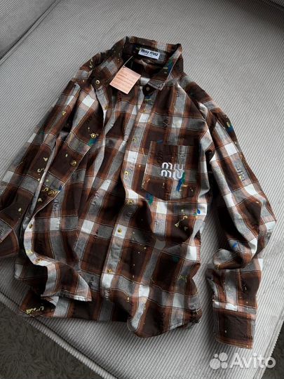 Шикарная Рубашка miu miu