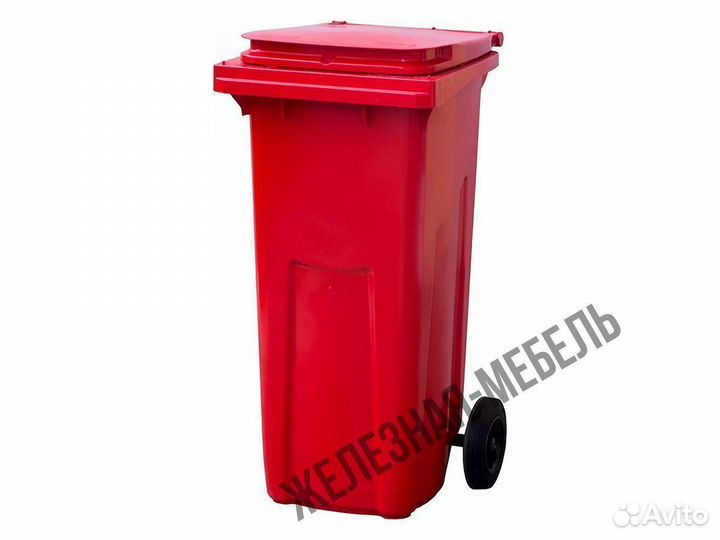 Мусорный бак-контейнер на колёсах 120л. MKT