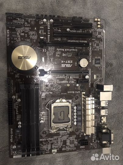 Asus z97-k, intel core i5 4590, hyperx 8гб