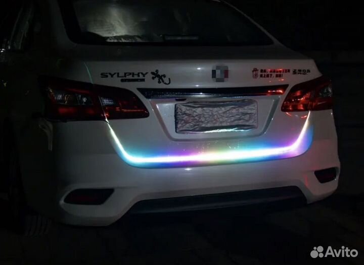 LED светодиодная лента подсветки багажника авто