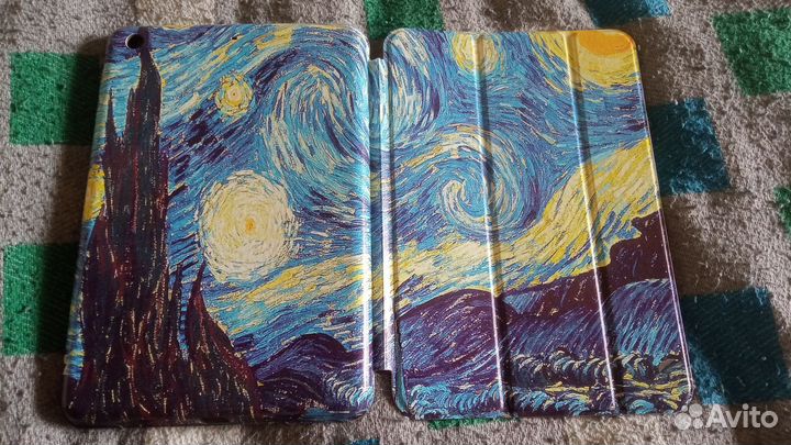 Чехол книжка iPad mini 1 2 3 вангог Звездная Ночь